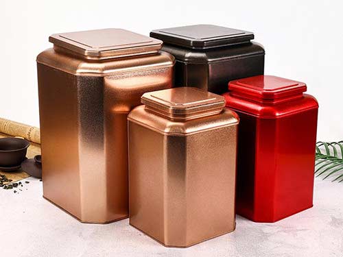 Stationery tin boxes and office packaging made from printed tinplate steel strip